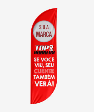 Bandeira/Flag Dupla Face Pena + Arte Inclusa