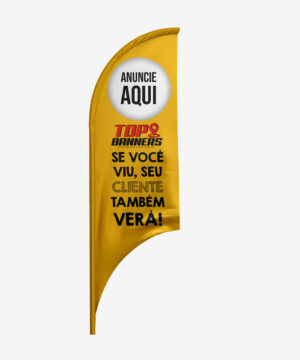 Bandeira/Flag Dupla Face Vela + Arte Inclusa