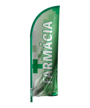 Windbanner completo - Arte Pronta: Farmácia Drogaria