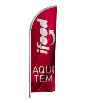 Windbanner completo - Arte Pronta: iFood