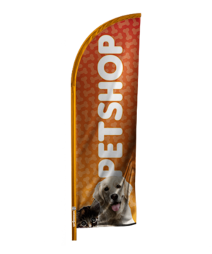 Windbanner completo - Arte Pronta: Petshop