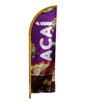 Windbanner completo - Arte Pronta: Açaí