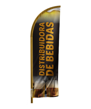 Windbanner completo - Arte Pronta: Distribuidora de Bebidas