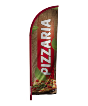 Windbanner completo - Arte Pronta: Pizzaria
